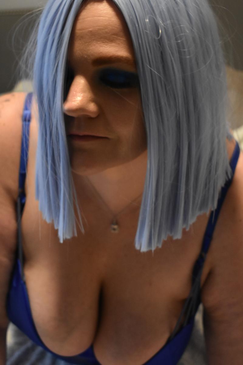 Blue Wig