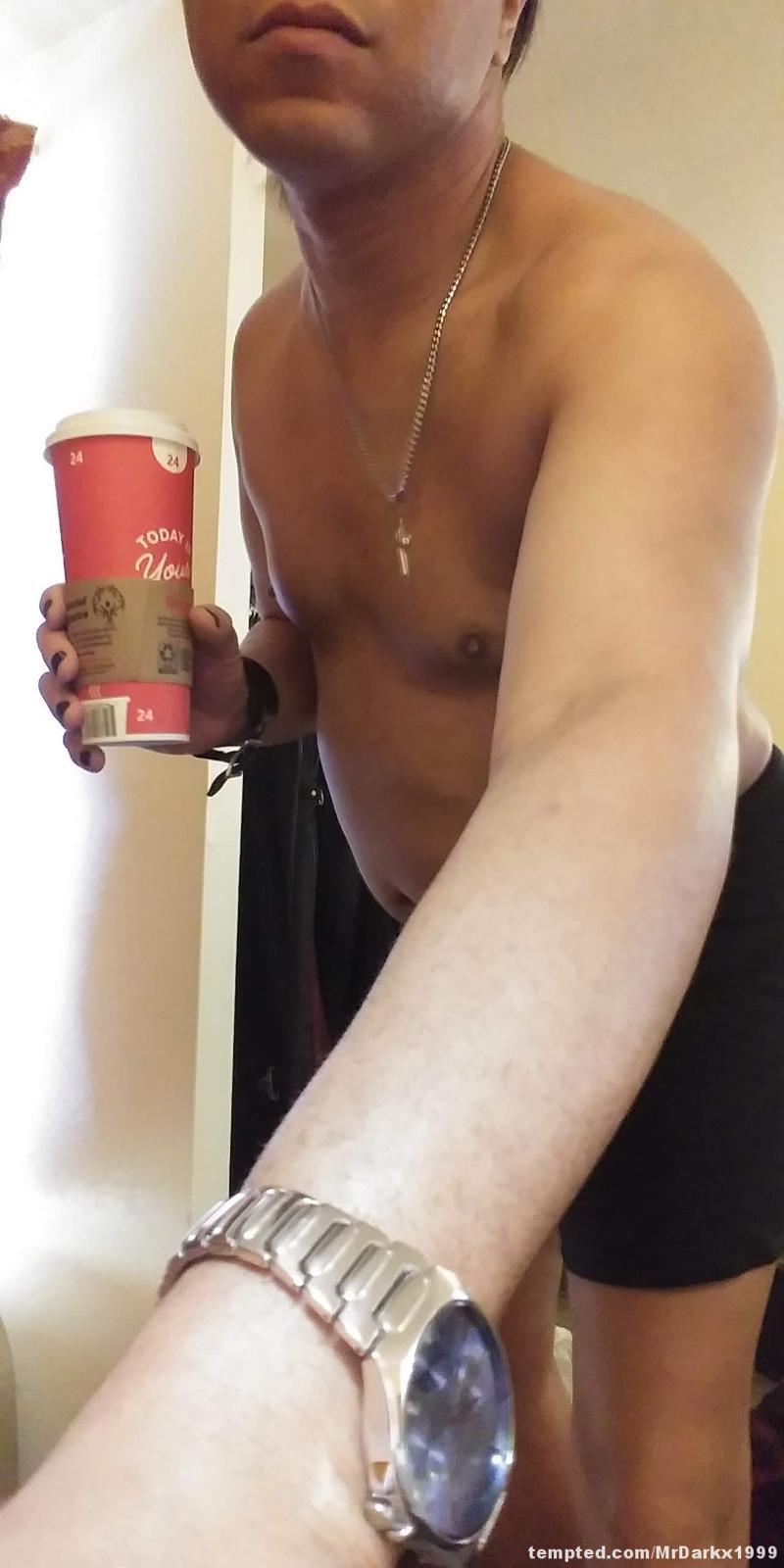 Coffee Time 5☕💚 #CoffeeLovers #CoffeeTime #CoffeeTime #NudistCommunity  #NudistCommunity  #Naturism #Goth #gothboy #SmoothSkin #ass #nudist