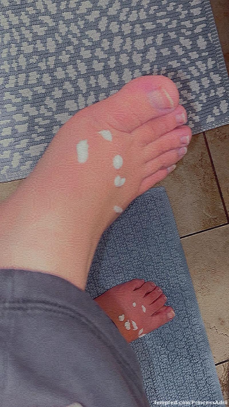 Lotion Dripped Feet