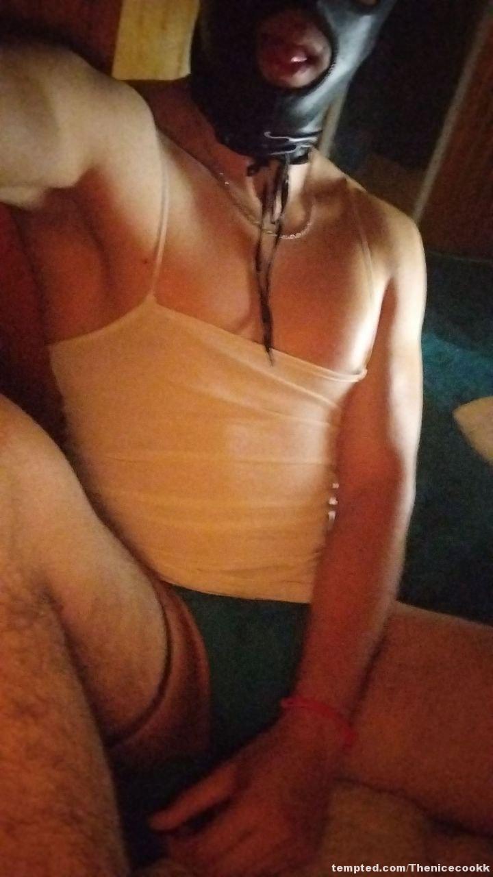 With my black mask  #bdsm  #blackmask 