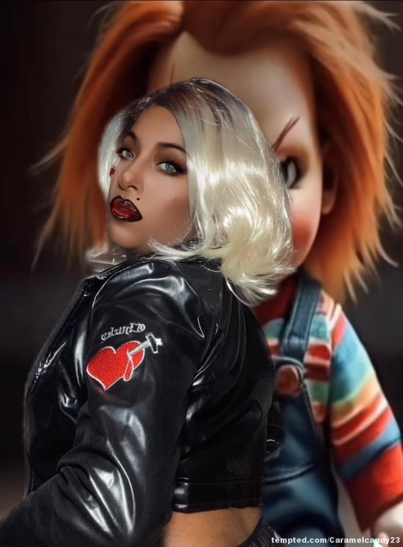 Caramel Candy as Bride Of Chucky #Fetish  #Cosplay  #Roleplay 