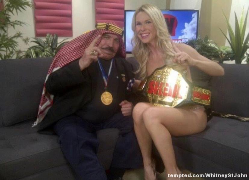 Do you guys remember when I interviewed The Iron Sheik?! He put me in a Camel Clutch 😆