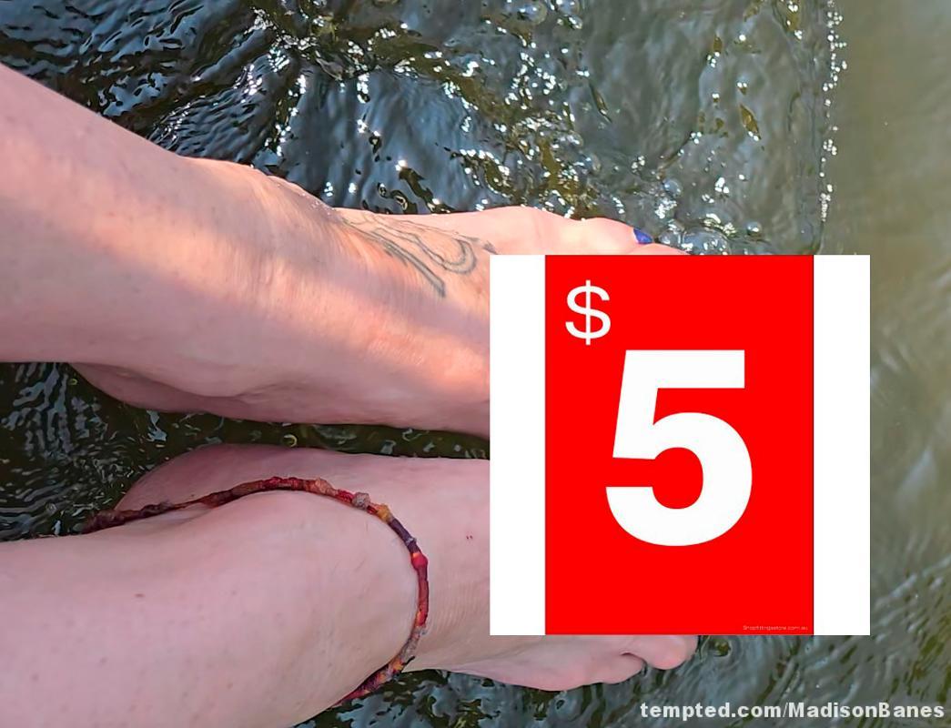 $5 DOLLAR FOOT FETISH video for #FetishFriday 