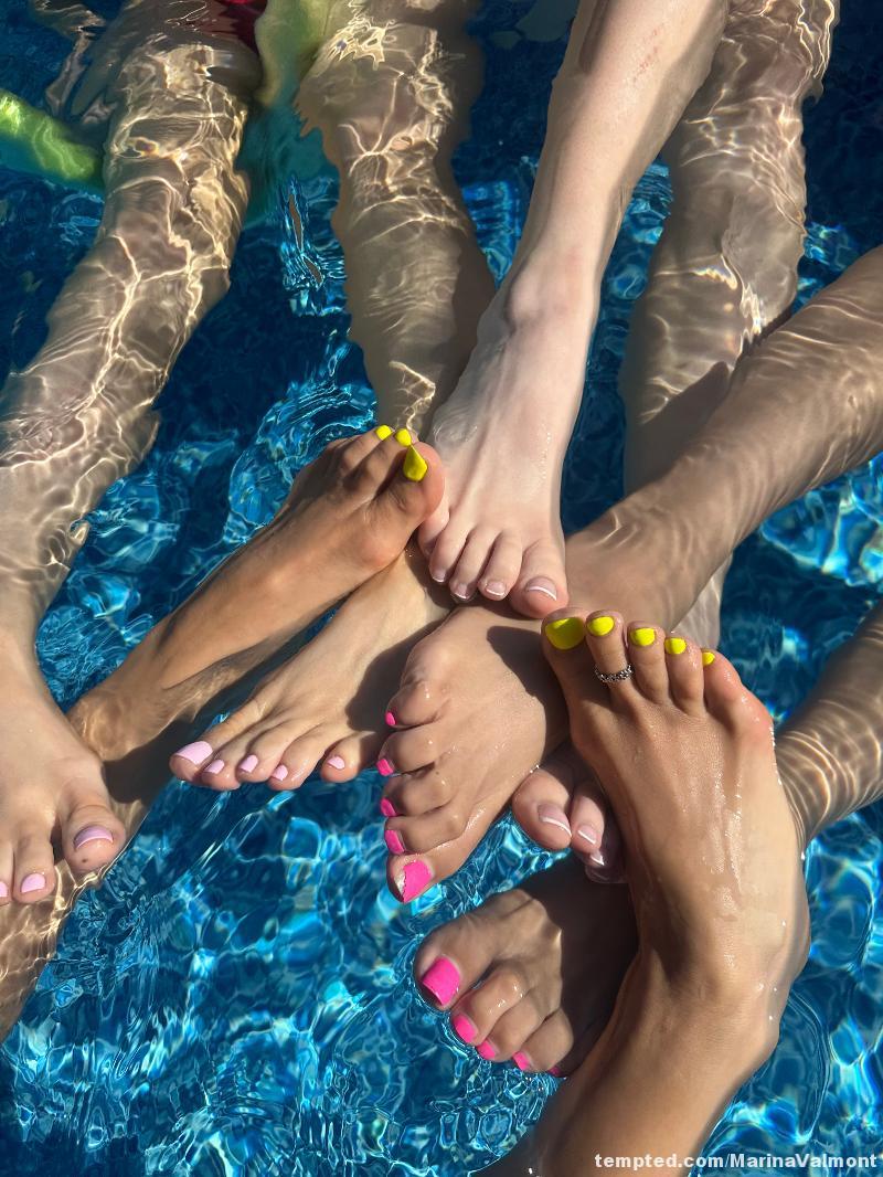 Feet @Eila Adams @Jaime Wylder @CeceliaSommer 