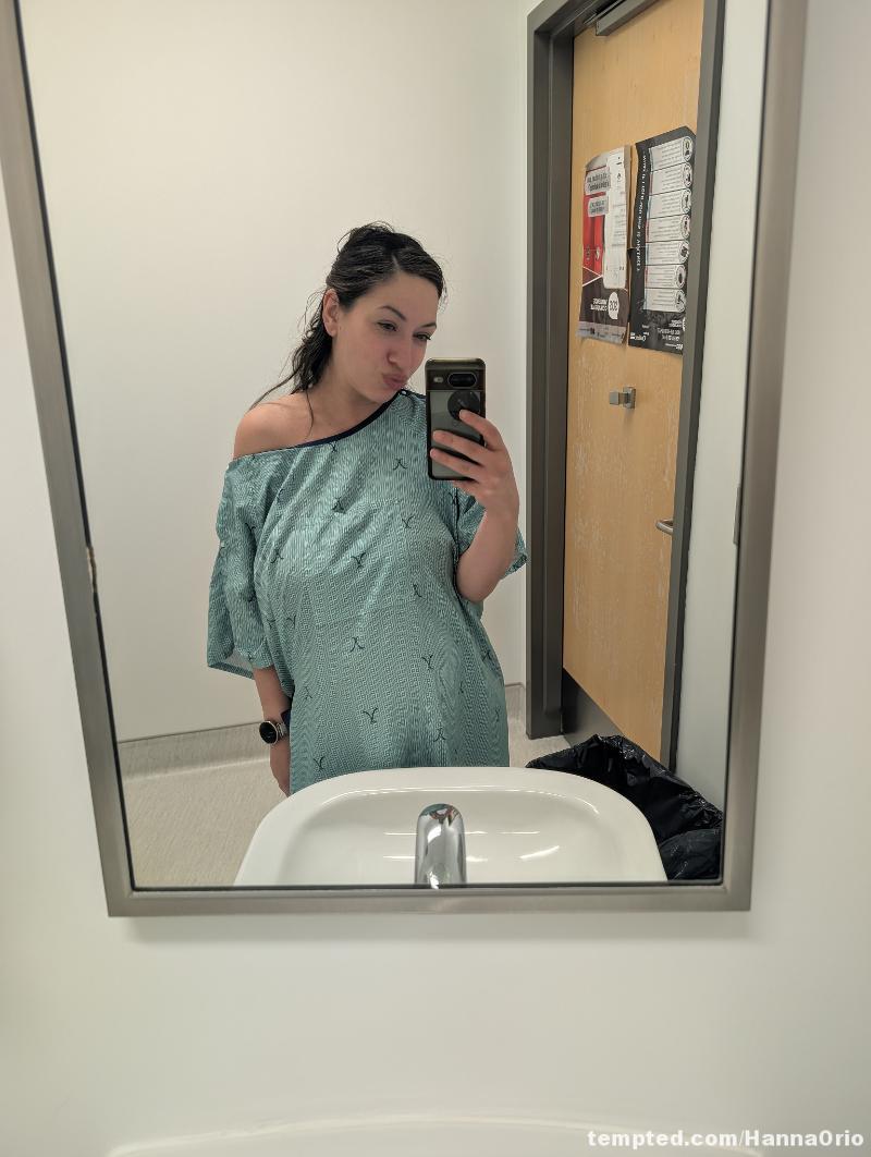 Last hours of the pregnancy 