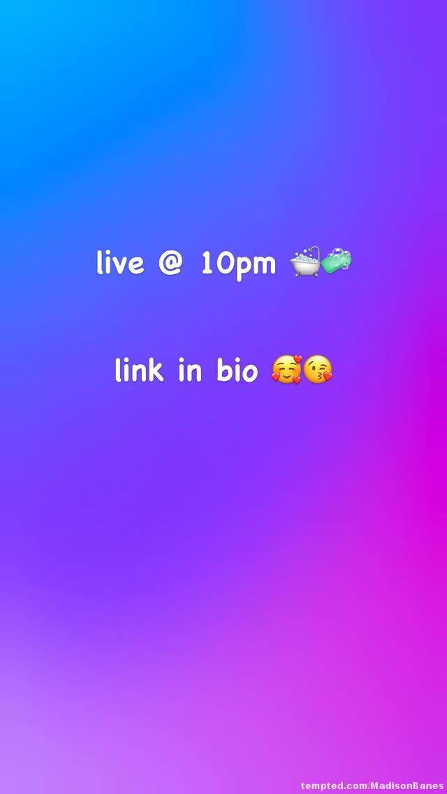 See you tonight at 10pm EST!