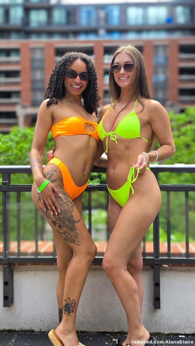 Bikini babes @Angel Banks 👼🏽 
