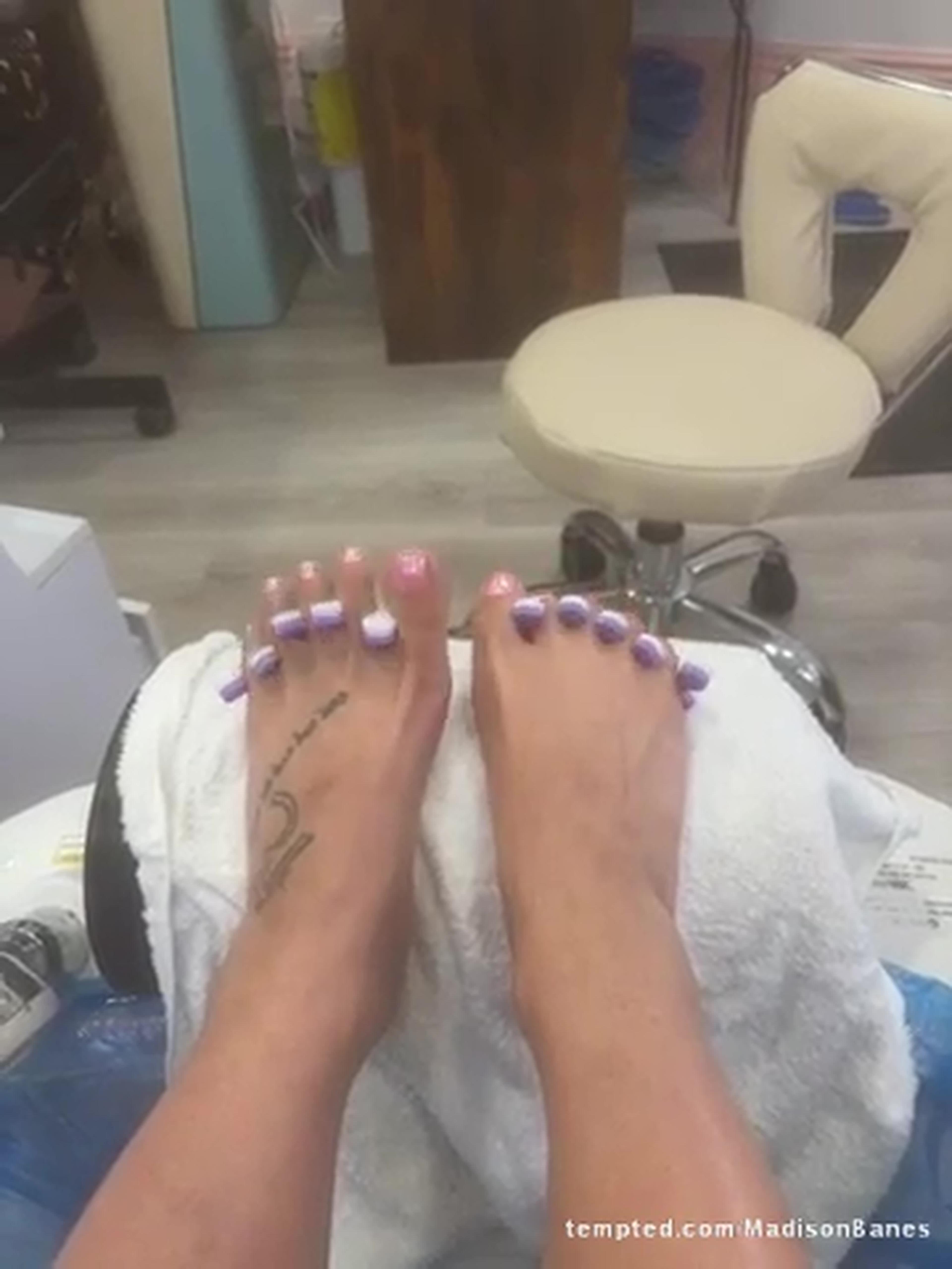 Pedicure done 🐙 #sensualfeet #footfetish