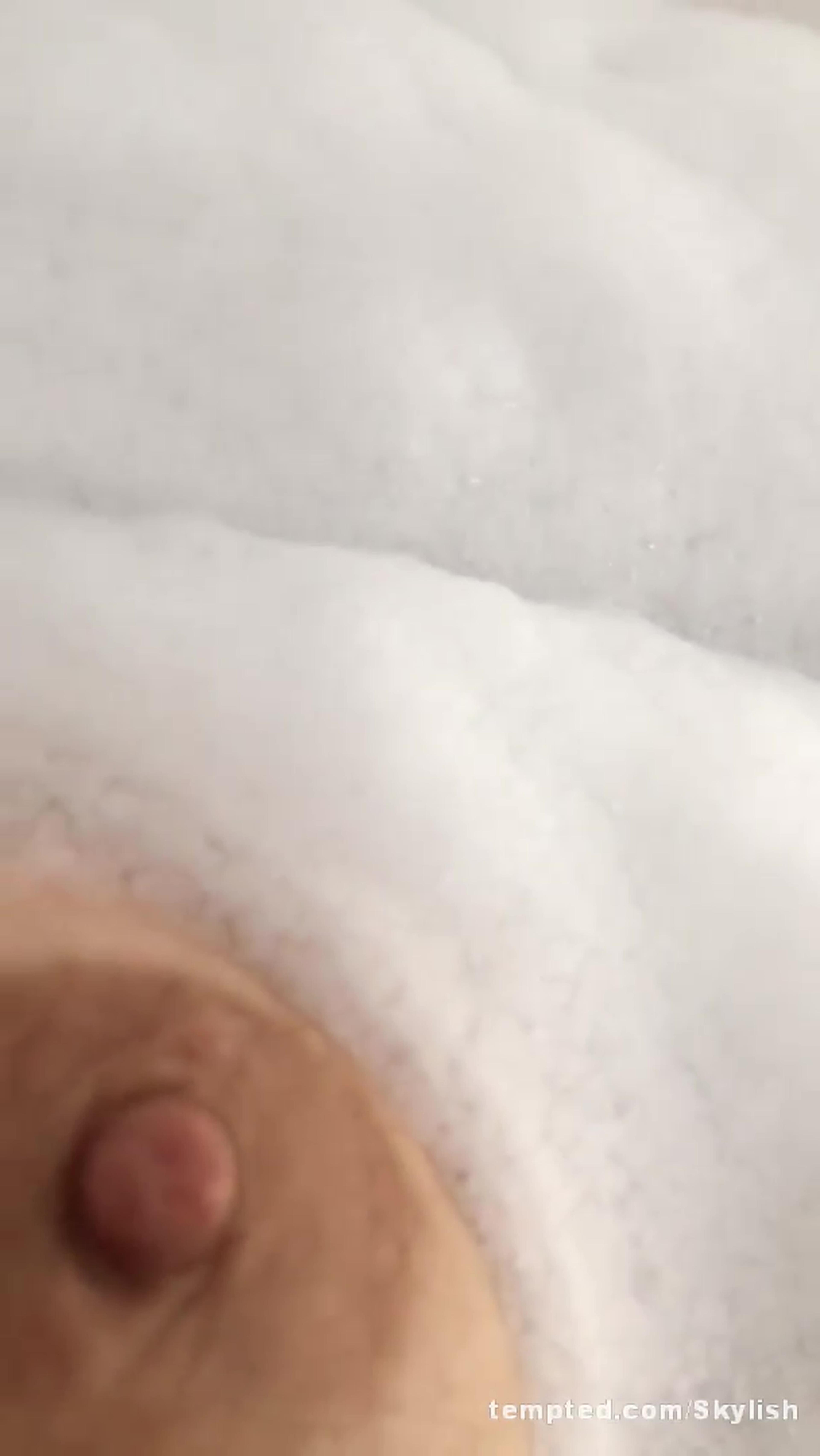 Soapy and wet