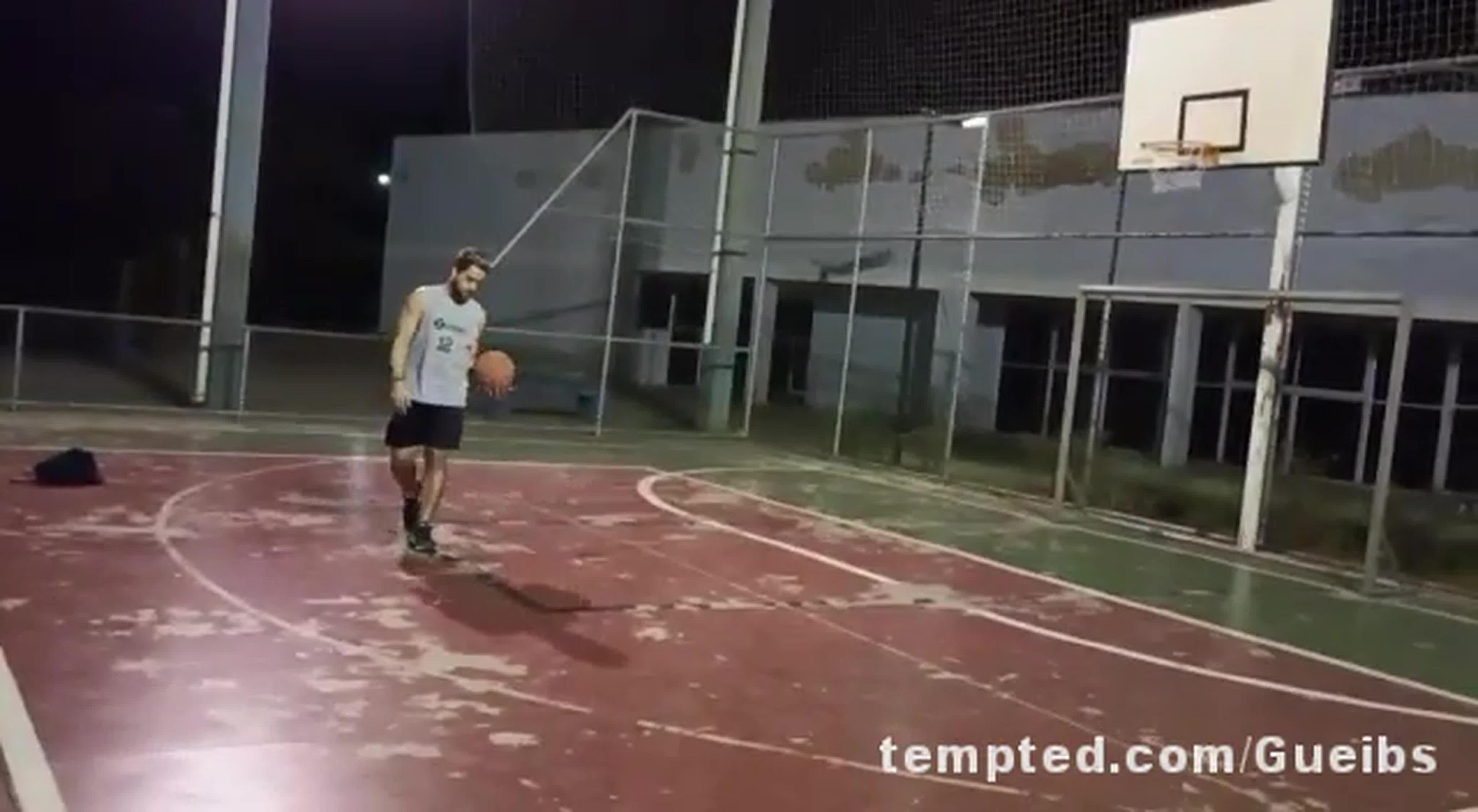 Playing ball.