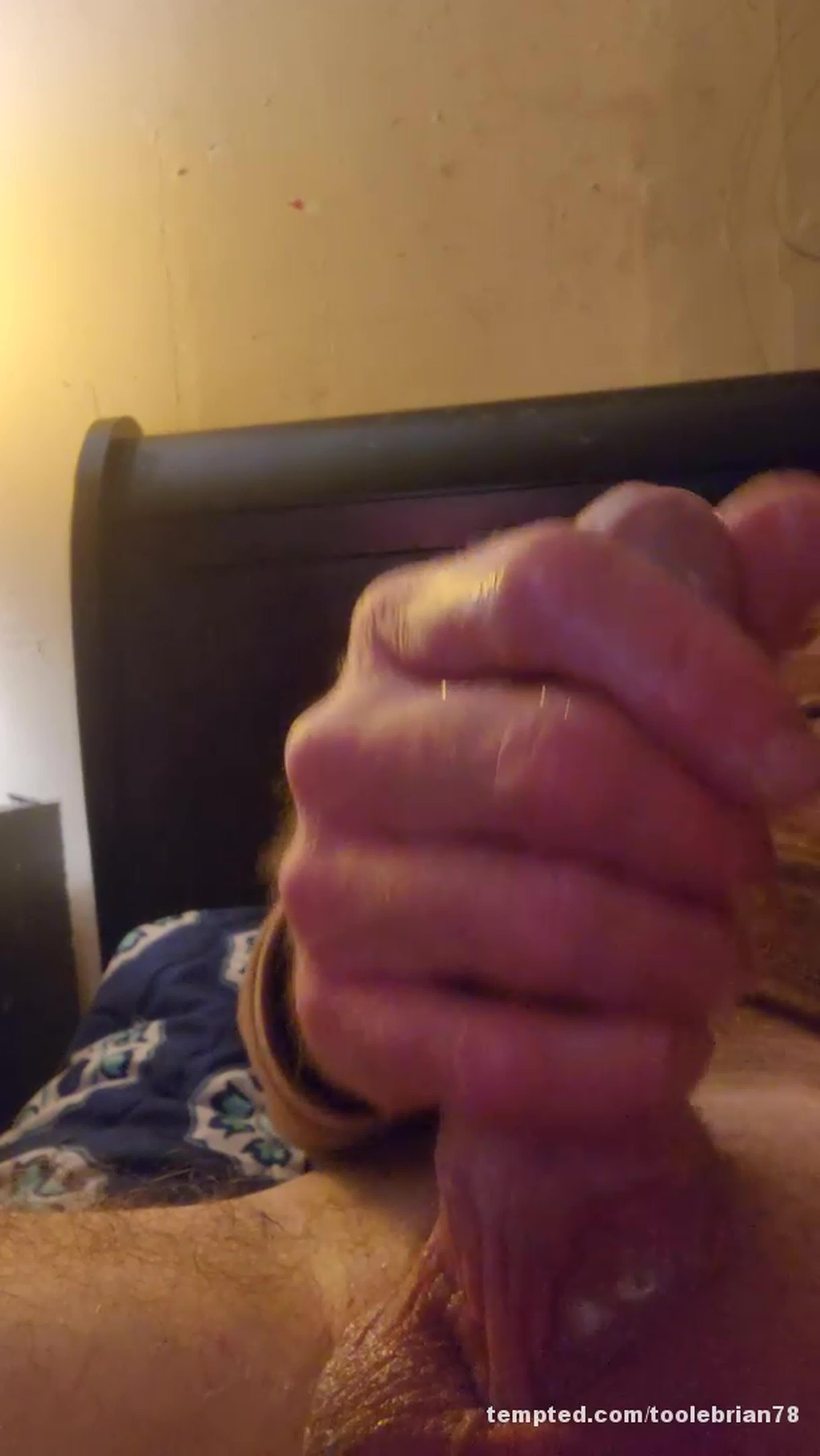 Watch me stroke my fat cock