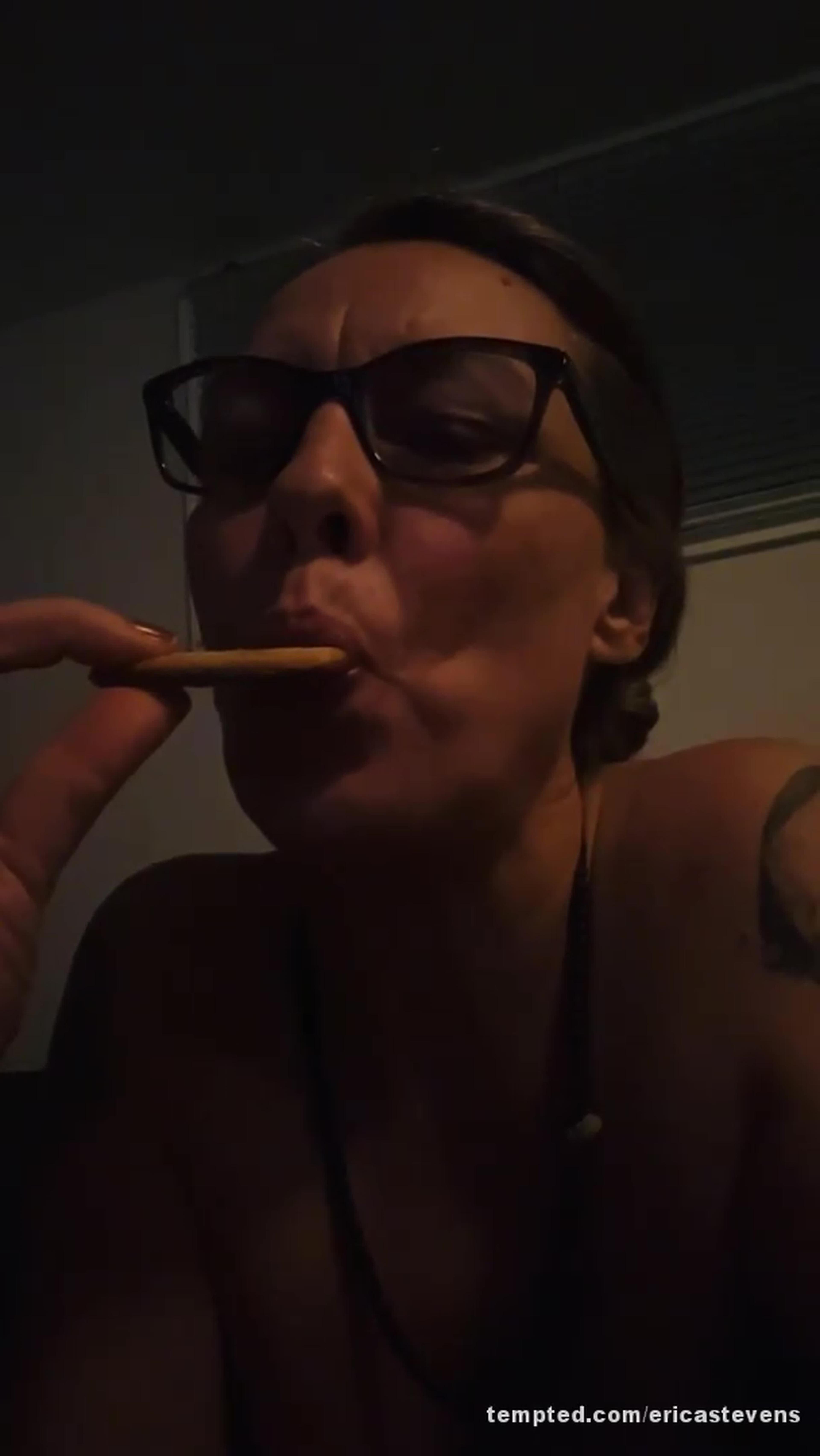 lickin the chocolate off my biscuit