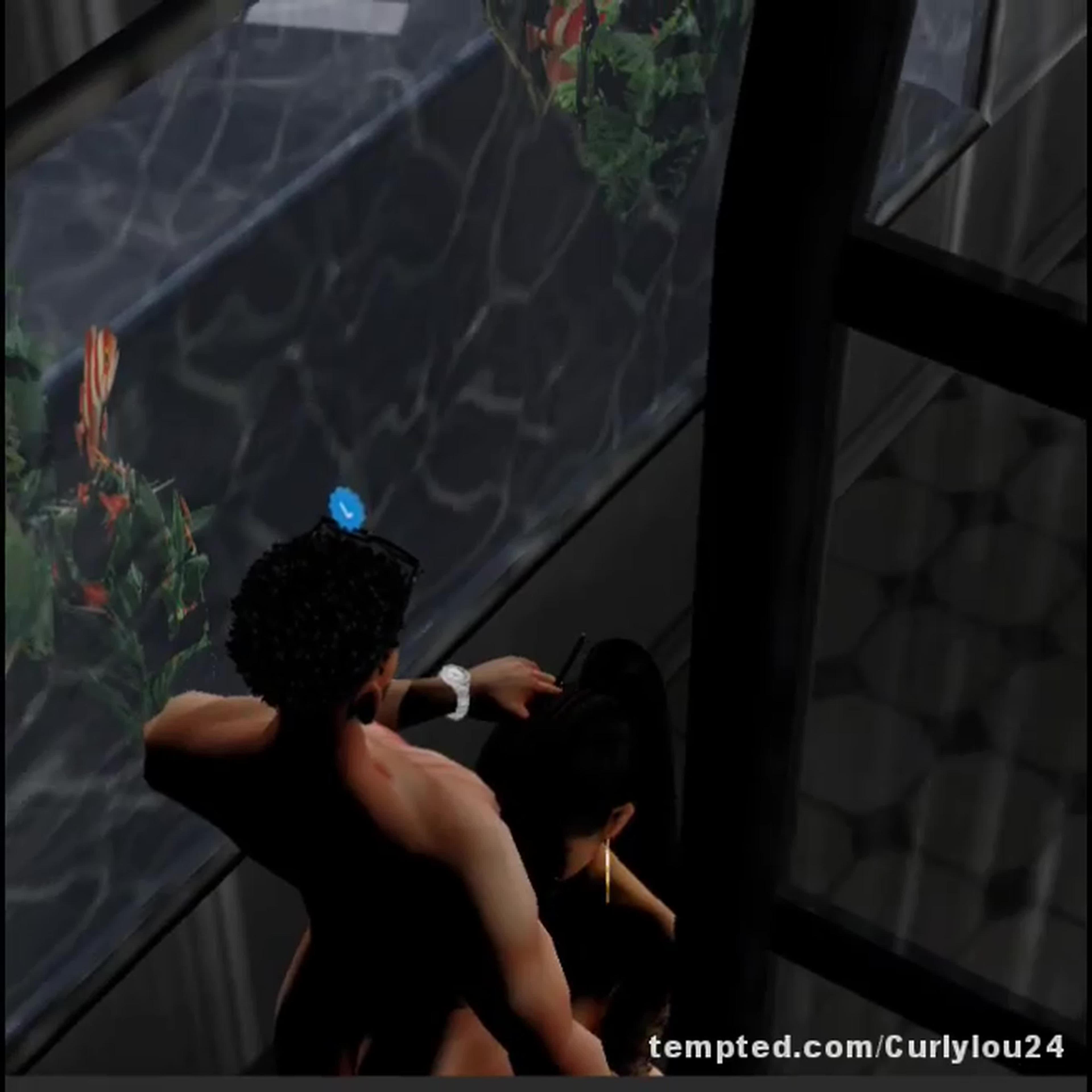 Deepthroating daddy's dick in the bedroom 🥵🔥🖤👿