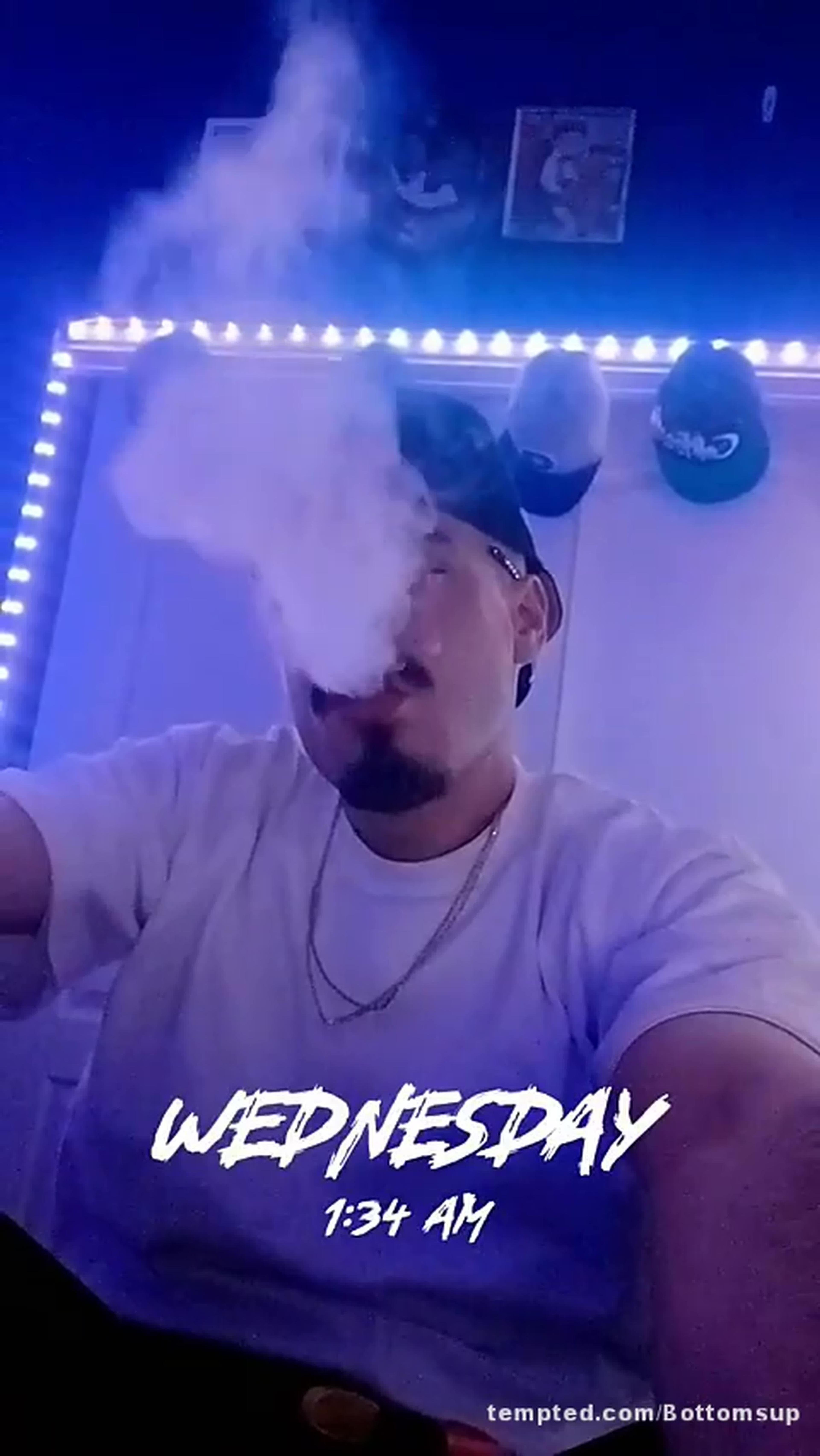 Chilling smoking