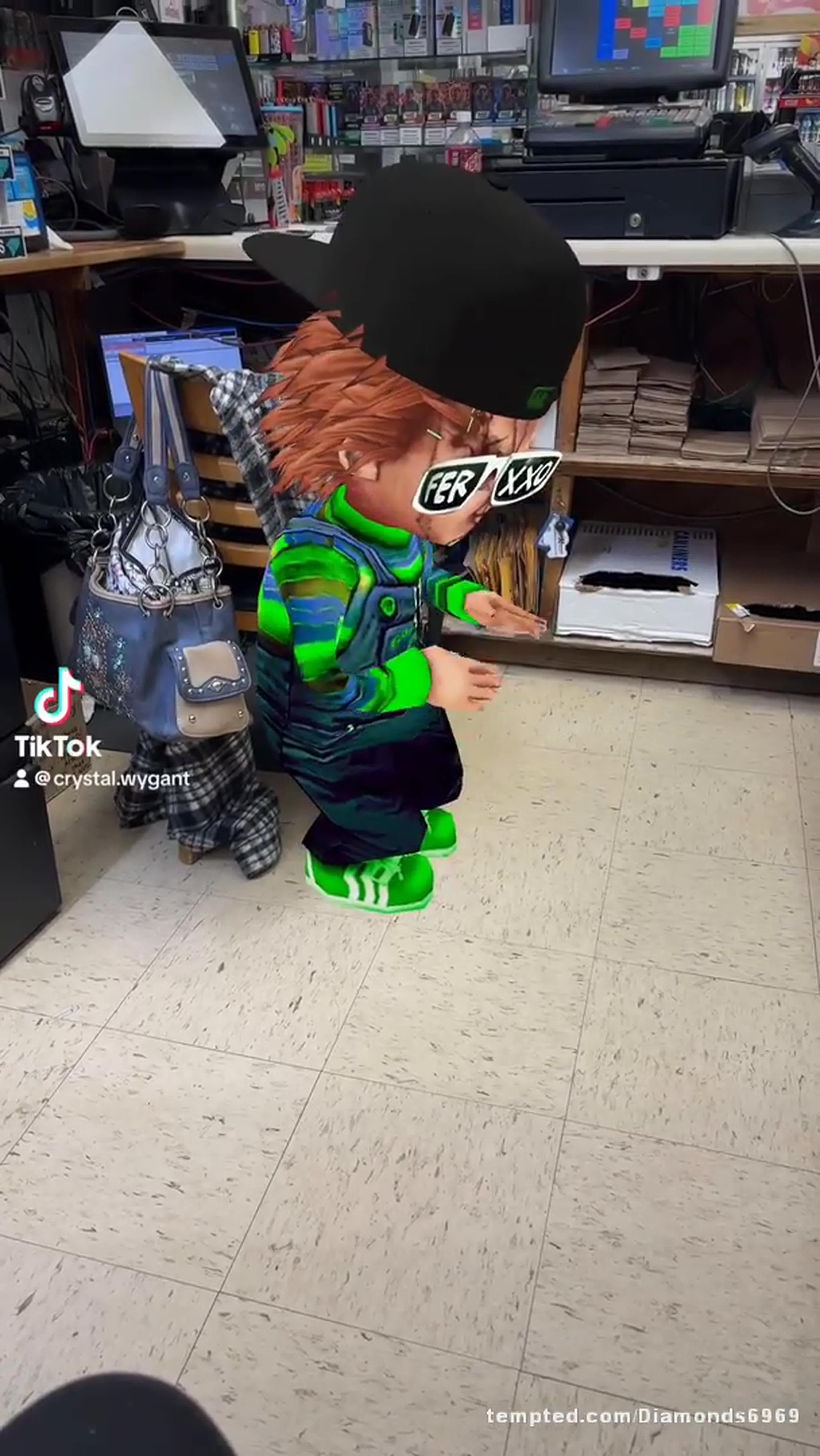 My chucky buddy at work π