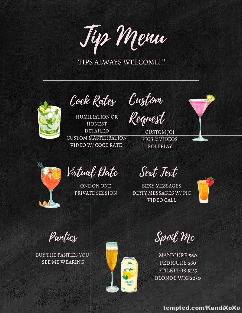 Tip Menu 